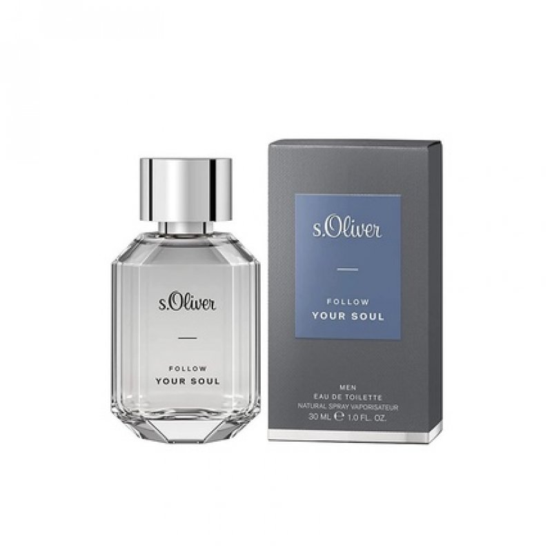 s.Oliver Follow Your Soul Men Eau de Toilette 30ml Natural Spray Vaporisateur