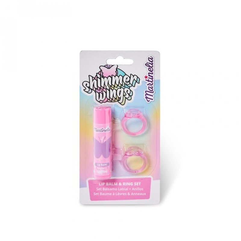 Shimmer Wings Lip Balm & Ring Set