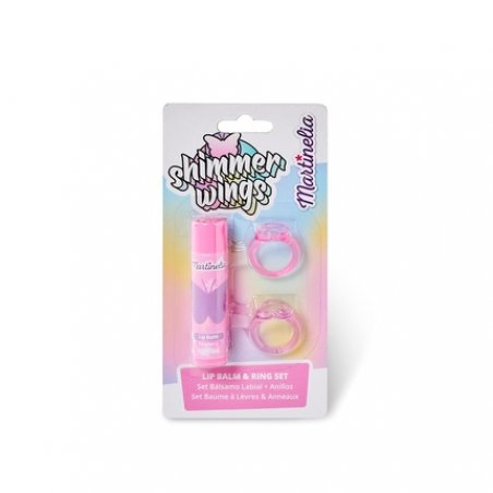 Shimmer Wings Lip Balm & Ring Set