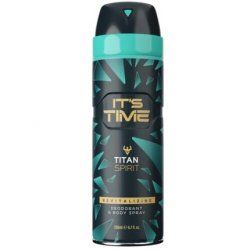Titan Spirit Body Deodorant Spray 200ml It's Time