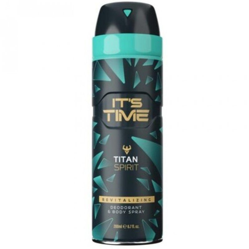Titan Spirit Body Deodorant Spray 200ml It's Time