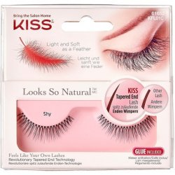 KISS Looks So Natural False Eyelashes Lightweight and Comfortable Natural-Looking Tapered End Technology Reusable