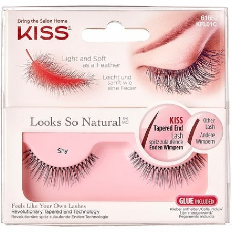 KISS Looks So Natural False Eyelashes Lightweight and Comfortable Natural-Looking Tapered End Technology Reusable