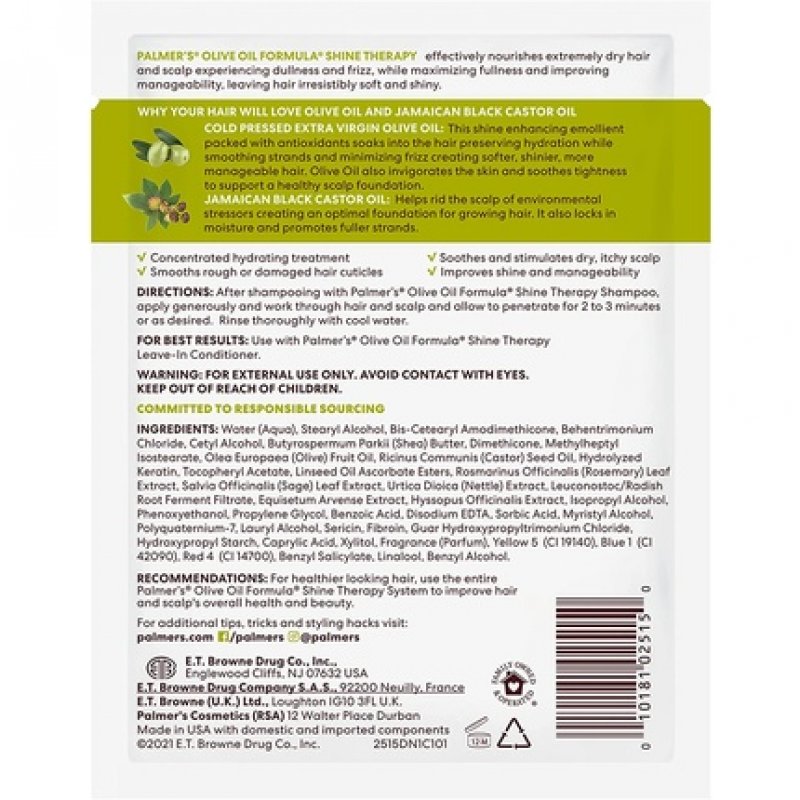 Palmer's Olive Oil Formula Deep Conditioner Packet 2.1 Ounces