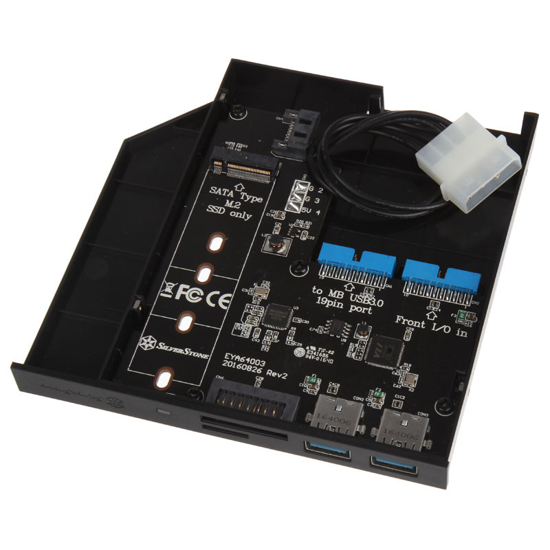 Silverstone SST-FPS01 Slim ODD-Adapter fur 12,7mm Einschub