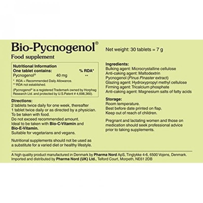 Pharma Nord Bio-Pycnogenol 40mg 30 Tablets