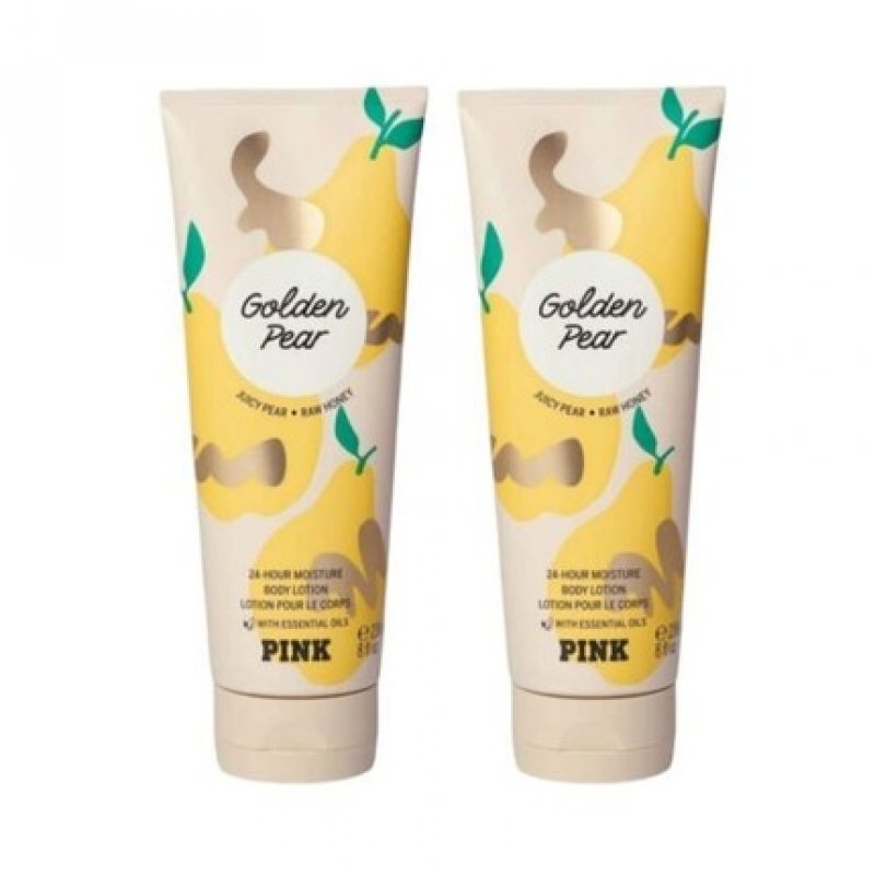 Victoria's Secret Pink Gold Pear Body Lotion with Essential Oils