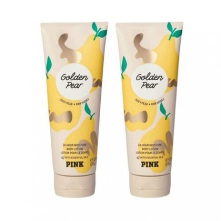 Victoria's Secret Pink Gold Pear Body Lotion with Essential Oils