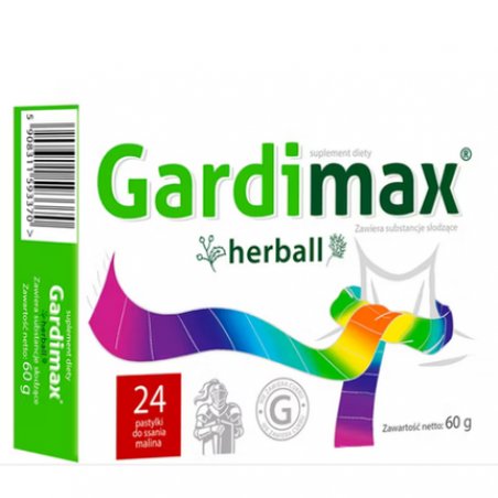 Gardimax Herbal 24 Lozenges for Throat and Larynx Moisturization