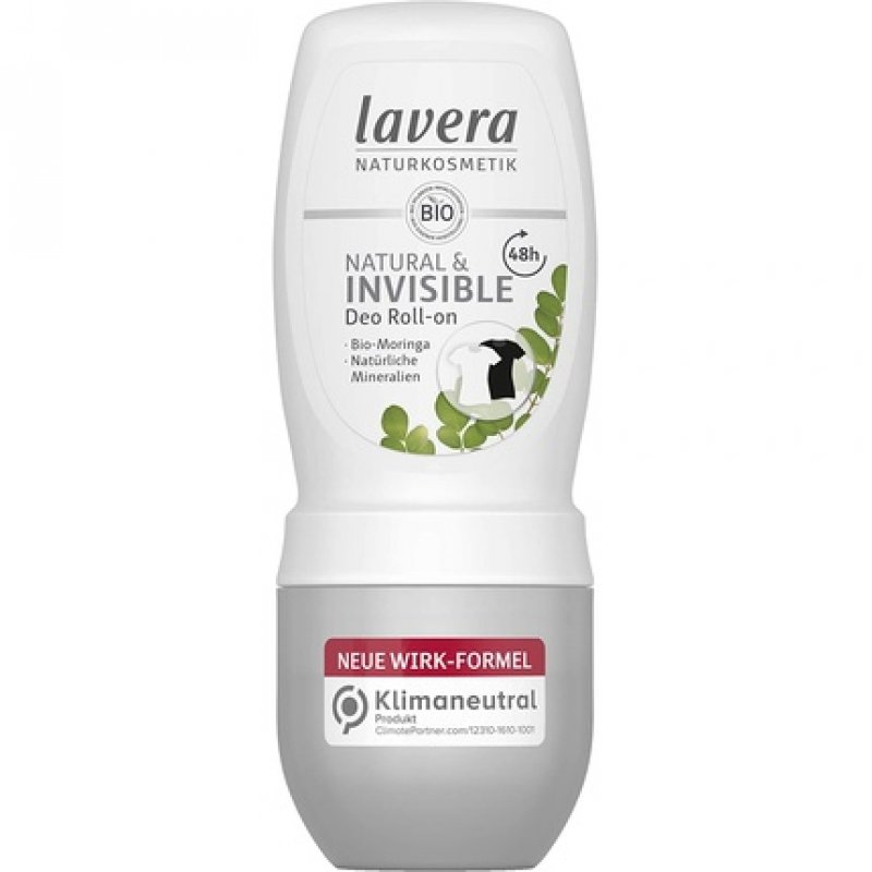 Lavera Natural & Invisible Deodorant Roll-On 48h Protection with Bio-Moringa & Minerals 50ml