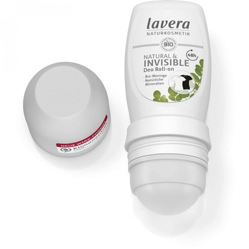 Lavera Natural & Invisible Deodorant Roll-On 48h Protection with Bio-Moringa & Minerals 50ml