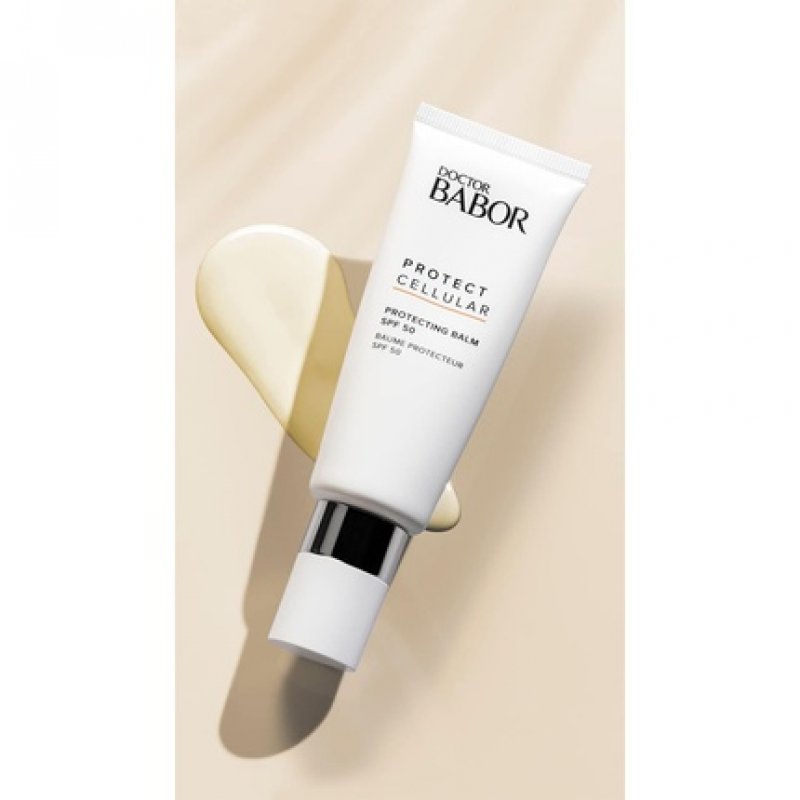 DOCTOR BABOR Sunscreen LSF 50 for Face Quick Absorbing Non-Sticky Sun Protection Balm with Panthenol 50ml