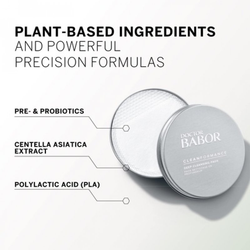 DOCTOR BABOR CLEANFORMANCE Deep Cleansing Pads Biodegradable Material 20 Pads
