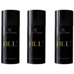 Roberto Cappucci Blue Water Perforated Deodorant 150ml - Pack of 3