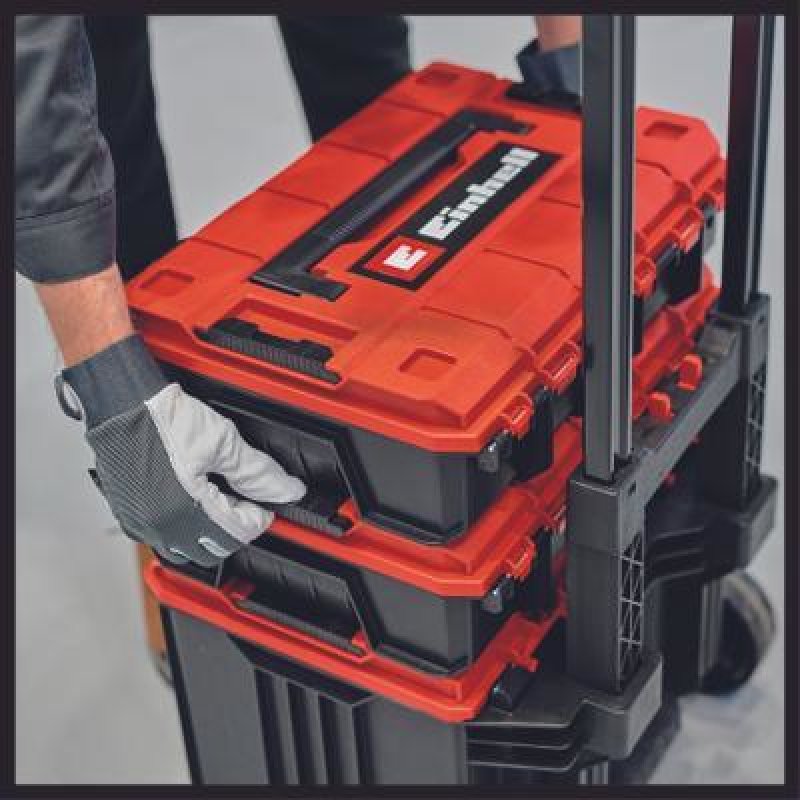 Einhell E-Case L Boîte à outils Polypropylène Noir, Rouge
