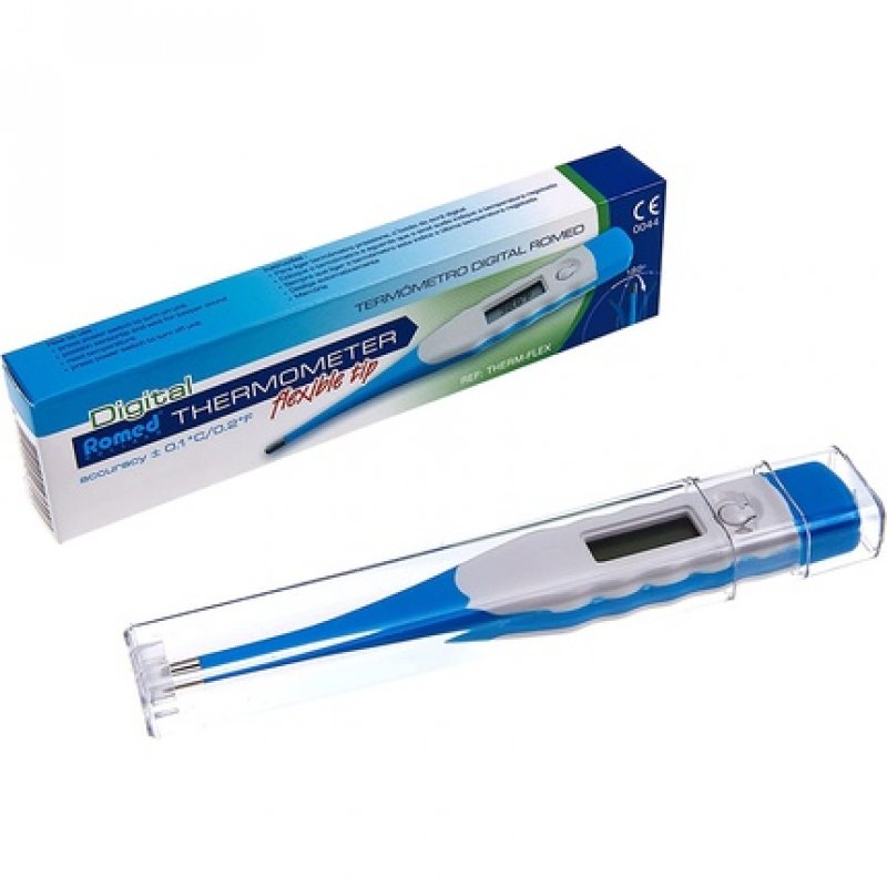 Romed THERM-FLEX Digital Fever Thermometer with Flexible Tip