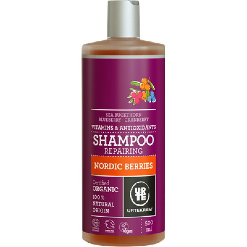 Urtekram Nordic Berries Shampoo 500ml - Vegan, Organic, Natural Origin