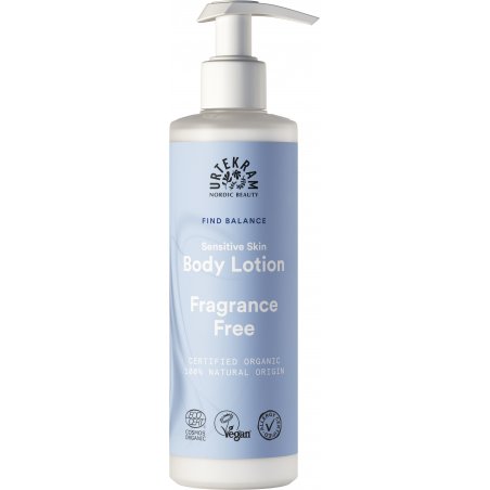Urtekram Fragrance Free Body Lotion Find Balance Sensitive 250ml Vegan Organic
