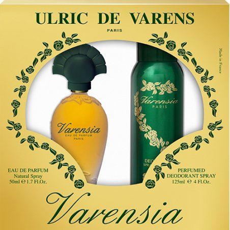 STOCKLWD6 - ULRIC DE VARENS - VARENSIA EAU DE PARFUM 50ML DEODORANTS 125ML