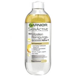 Garnier Micellar Cleansing Water All-In-One Waterproof Facial Cleanser for Sensitive Skin 400ml