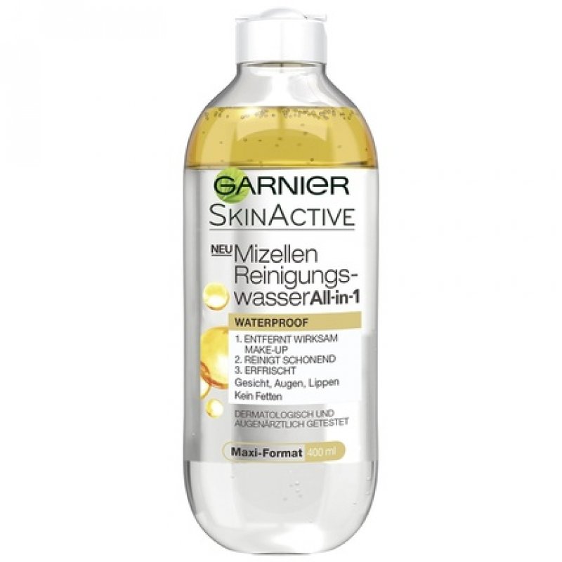 Garnier Micellar Cleansing Water All-In-One Waterproof Facial Cleanser for Sensitive Skin 400ml