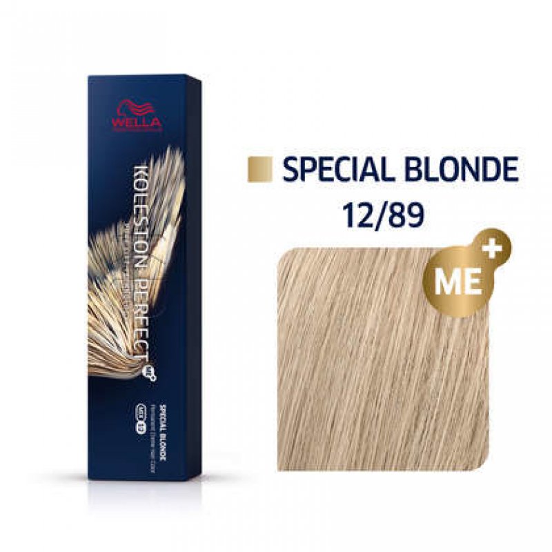WELLA Koleston Perfect MEPlus Special Blonde Permanent Hair Colour 12/89 Pearl Cendre 60ml