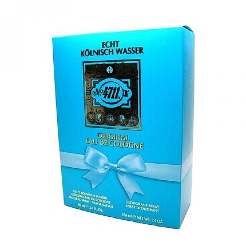 4711 Original Eau de Cologne Spray 90ml Deodorant Spray 150ml - Pack of 2