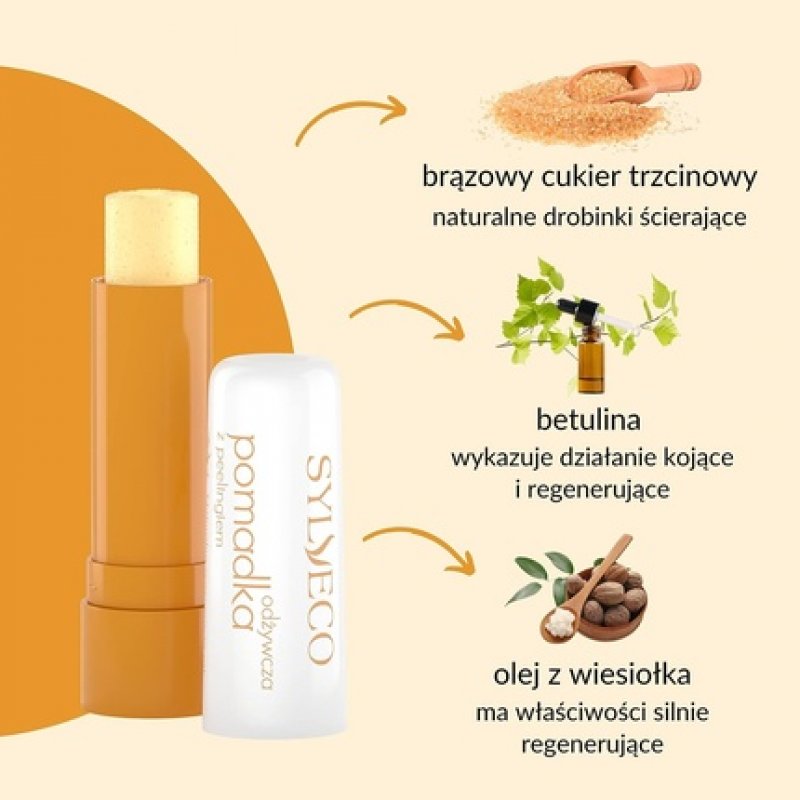 Sylveco Nourishing Lip Balm with Peeling 4.6g