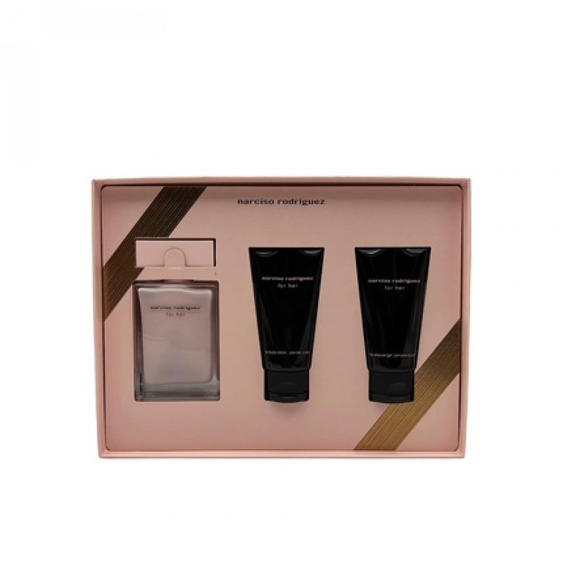 Cofanetto Narciso Rodrigue For Her Gift Set Eau De Parfum 50ml Body Lotion 50ml Shower Gel 50ml