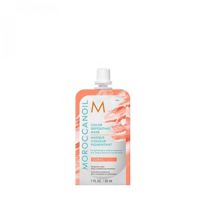 Moroccanoil Color Depositing Mask Packette 1 Fl Oz Coral