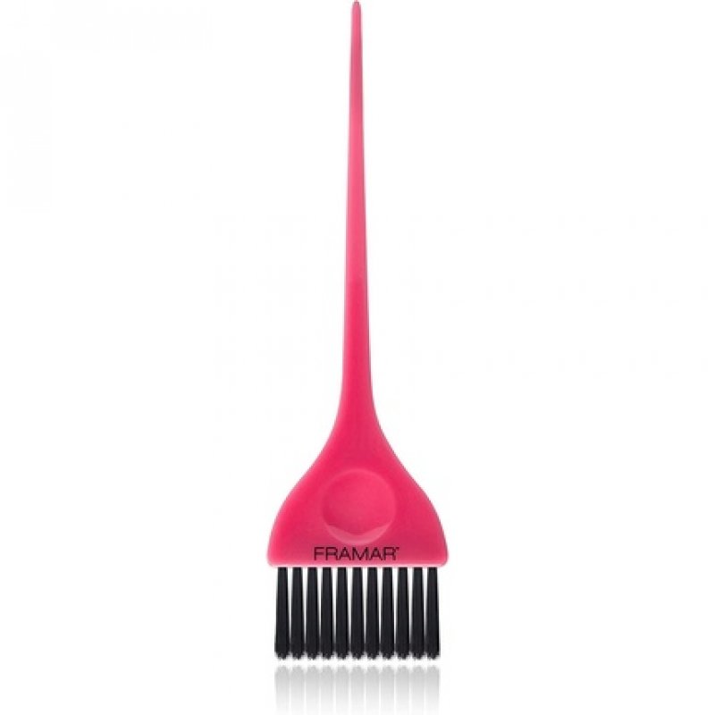 Framar Pink Hair Color Brush for Hair Dyeing and Coloring - Salon Quality