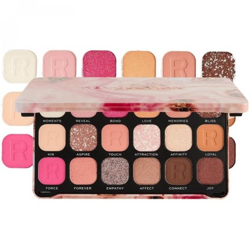 Makeup Revolution Forever Flawless Eyeshadow Palette Affinity 18 Shades 19.8g