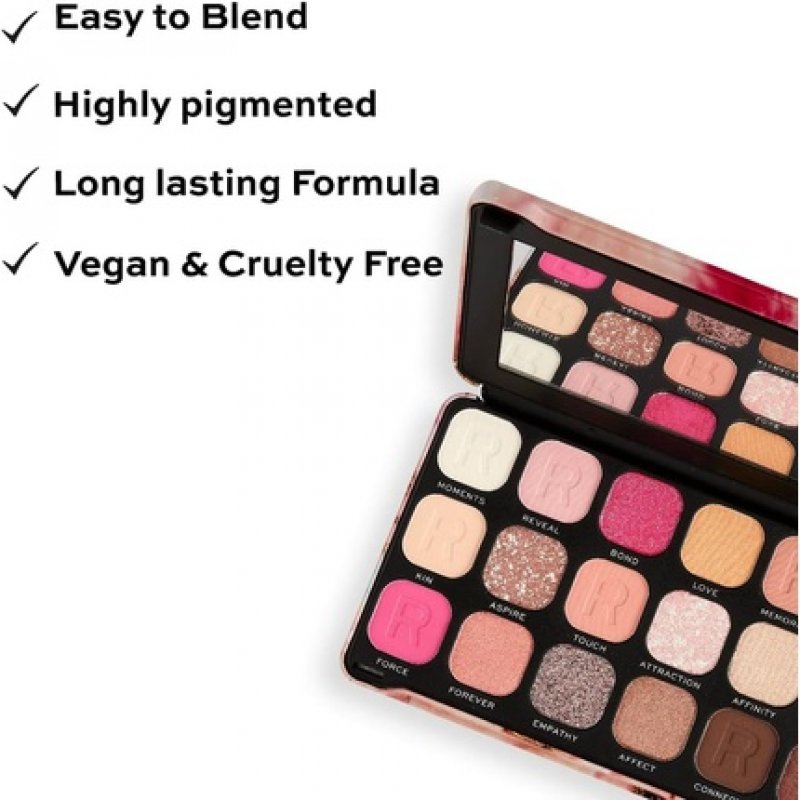 Makeup Revolution Forever Flawless Eyeshadow Palette Affinity 18 Shades 19.8g