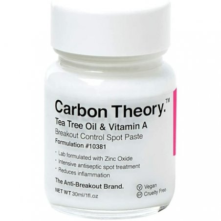 Carbon Theory Tea Tree Oil & Vitamin A Breakout Control 30ml - New