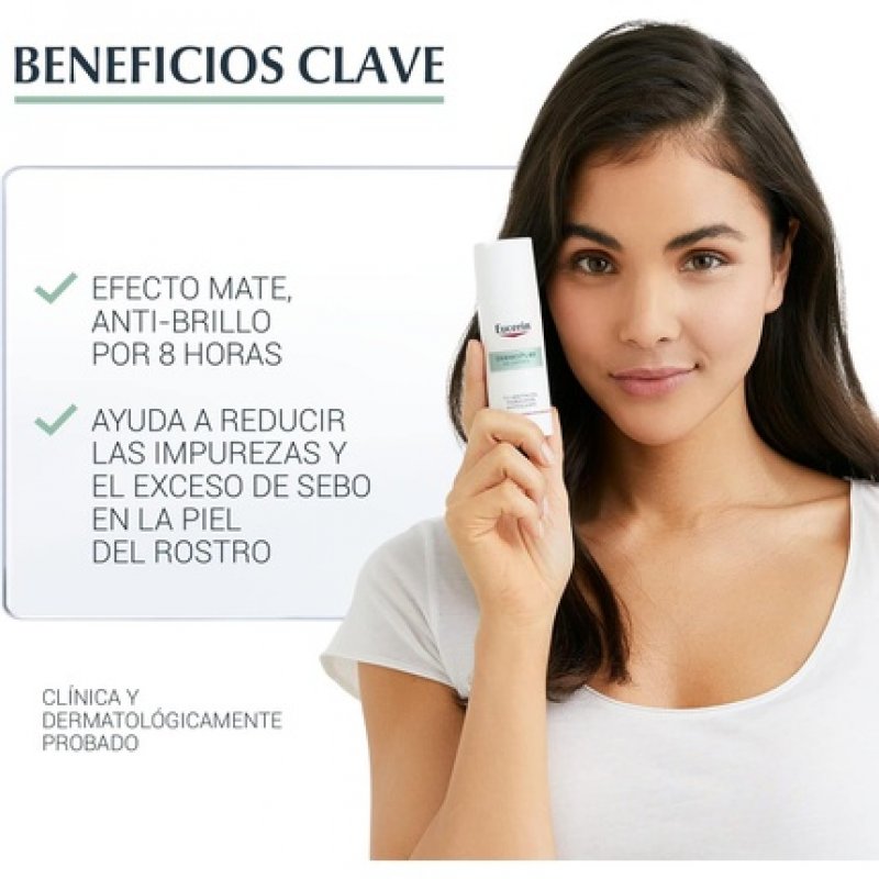 Eucerin Dermopure Oil Control Matifying and Moisturizing Fluid 50ml