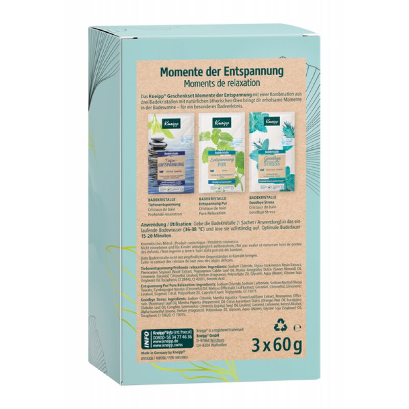 Kneipp 918308 bath salt 60 g Solid Bath crystals