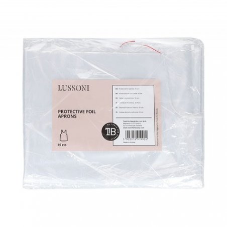 T4B LUSSONI Plastic Protective Apron Universal Size Economic Format 50 Pieces