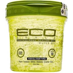 Ecostyle Olive Oil Styling Gel All Day Hold Alcohol Free Paraben Free Sulphate Free No Flaking Anti-Itch 473ml Unscented