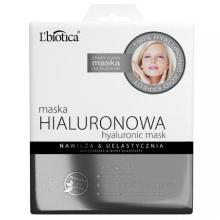 L'BIOTICA Hyaluronic Fabric Mask Moisturizes and Tightens