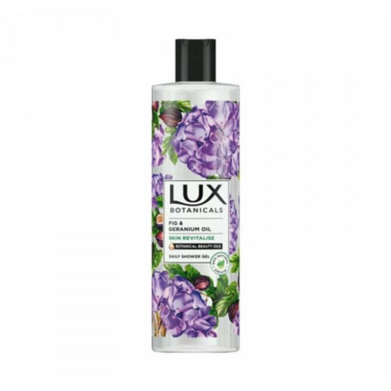 Lux Botanicals Skin Revitalise Fig & Geranium Oil Shower Gel 500ml