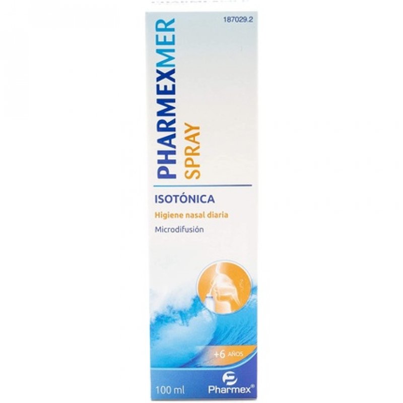 Pharmexmer Isotonic Spray Sea Water for Washing and Nasal Hygiene Daily 100ml
