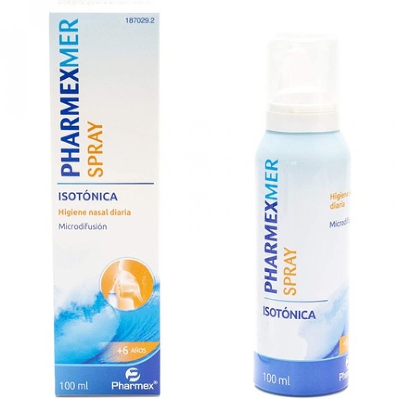 Pharmexmer Isotonic Spray Sea Water for Washing and Nasal Hygiene Daily 100ml