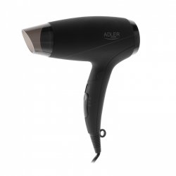Adler AD 2266 Hair Dryer 1200W with Professional Attachment - Compact and Foldable Travel Hair Dryer with 182cm Cable
