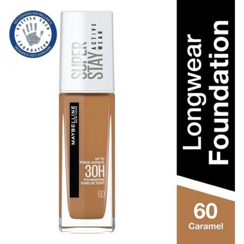 Maybelline Superstay 30H Activewear Foundation 60 Caramel 30ml