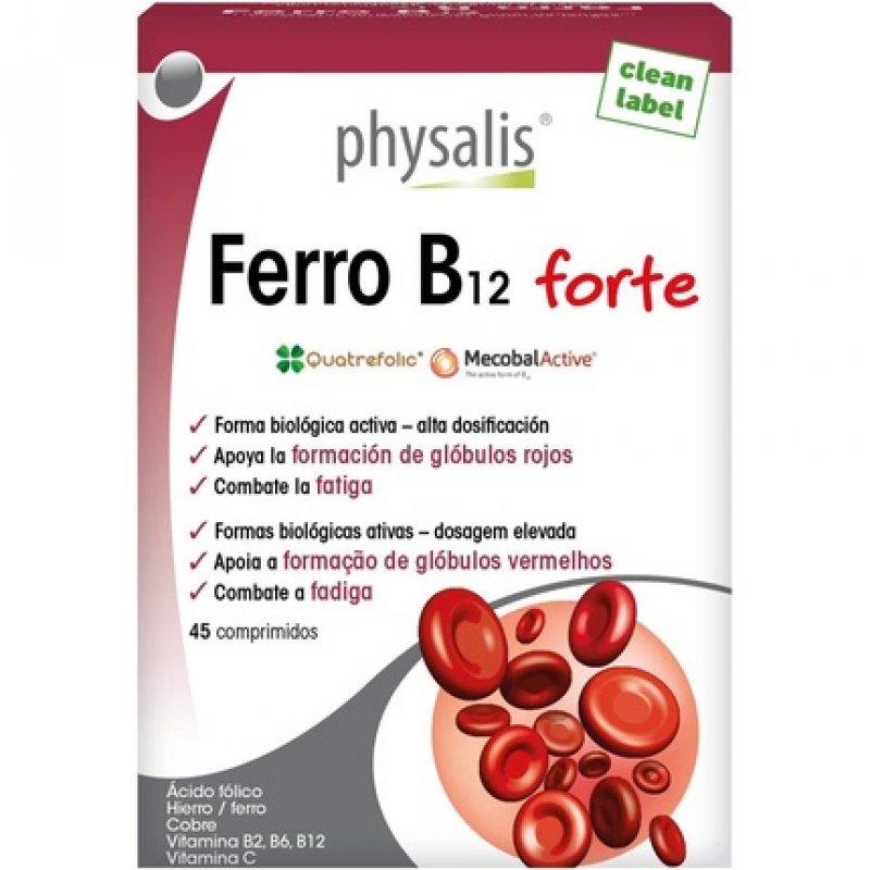 Physalis Ferro B12 Forte 45 Tablets 31g