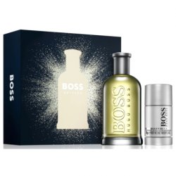 BOSS BOTTLED Gift Set 200ml EdT Spray 75ml Deo Stick New & Sealed Men's Set