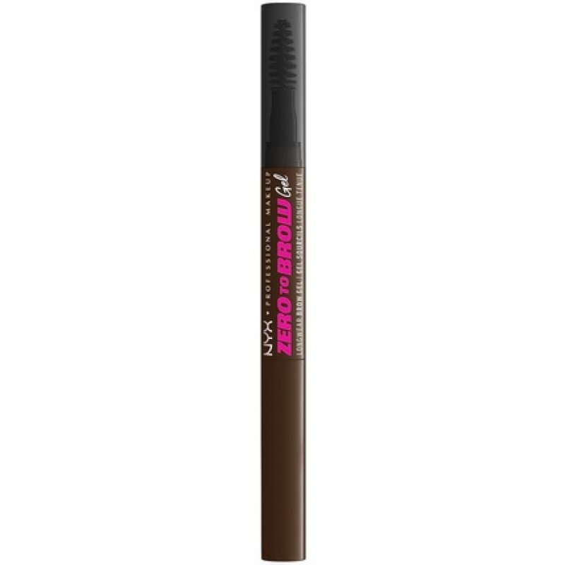 NYX Professional Makeup Longwear Vegan Tinted Liquid Eyebrow Gel Zero to Brow 07 Espresso 1ml