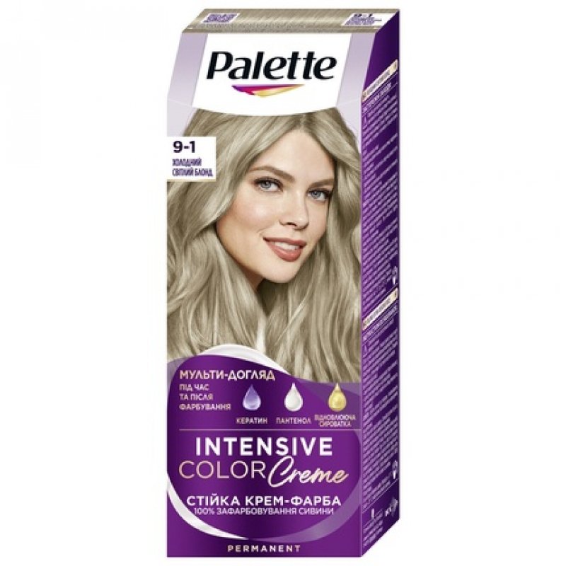 PALETTE Intensive Color Creme Hair Coloring Cream 9-1 Ultr