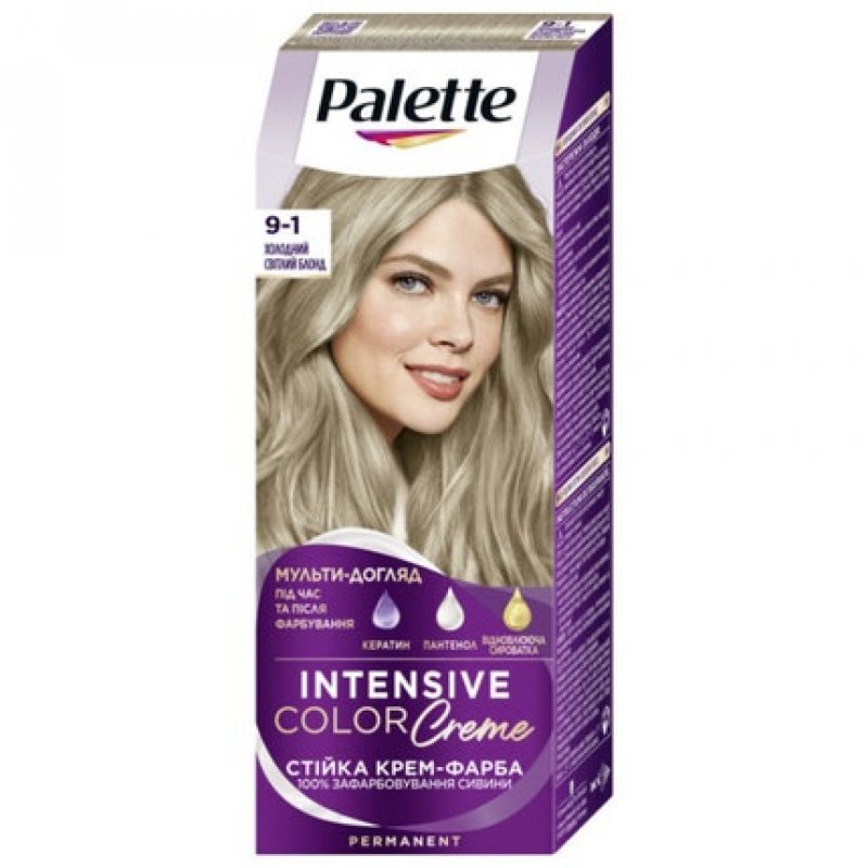 PALETTE Intensive Color Creme Hair Coloring Cream 9-1 Ultr