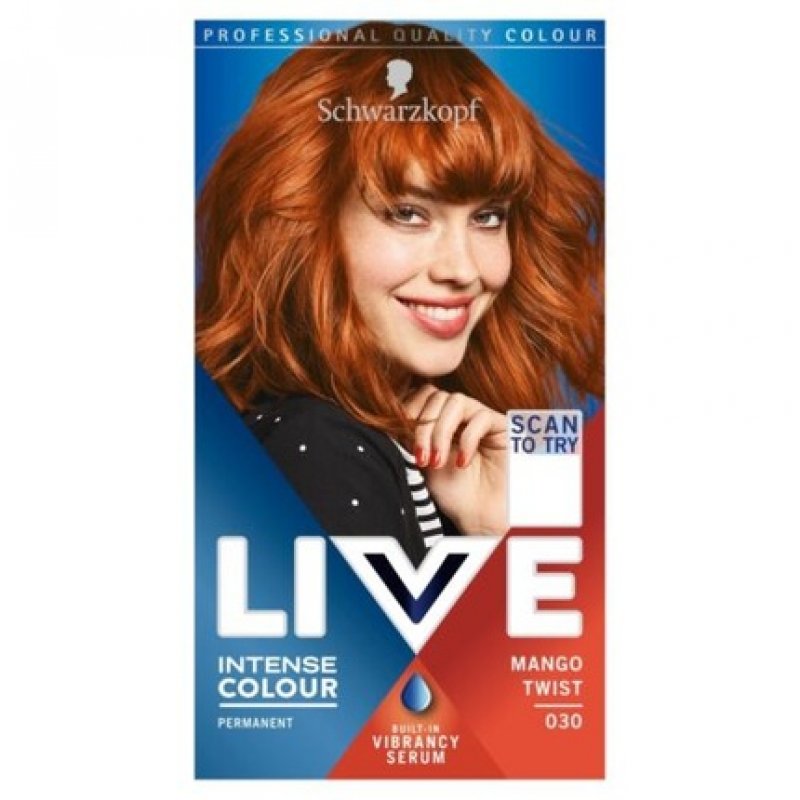 Schwarzkopf Live Intense Colour Hair Dye 030 Mango Twist